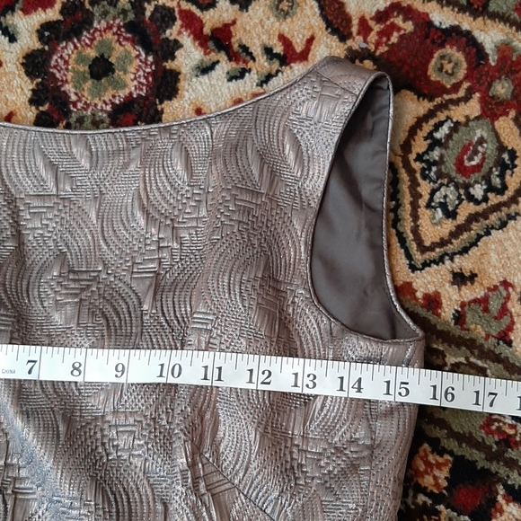 Banana Republic copper wiggle dress - Picture 3 of 7